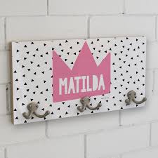 Personalised Kids Wall Mounted Hook