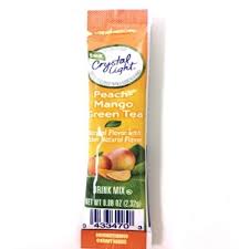 Wholesale Crystal Light Peach Mango Green Tea 0 08 Oz Packet Sku 2286346 Dollardays