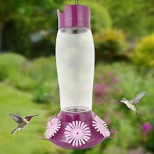 top fill glass hummingbird feeder 36 oz