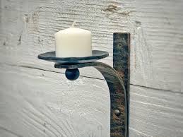 Wrought Iron Candle Wall Sconce Iron