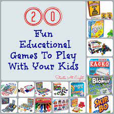 20 fun educational games to play with