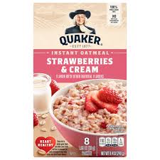 quaker oatmeal instant strawberries