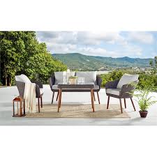 Athens All Weather Wicker Outdoor Set W