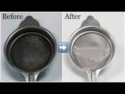 how to clean sieve clean tea strainer