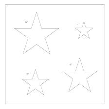 Printable Star Templates Template Printable Star Templates Cut Out