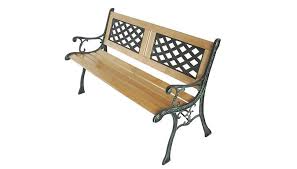 Wood Cast Iron Garden Bench 3 Designs