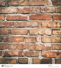 Red Brick Wall With Cement Fragment Of