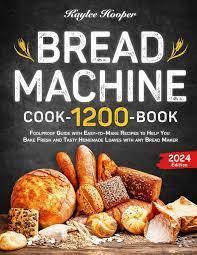 Bread Machine Cookbook gambar png