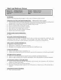 Chauffeur Job Description For Resume Delivery Driver Resumes