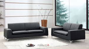 black or white leather contemporary sofa