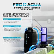 aqure portable water softener pro 16 000 grain premium grade rv trailers boats mobile car washing high flow 3 4 gh ports
