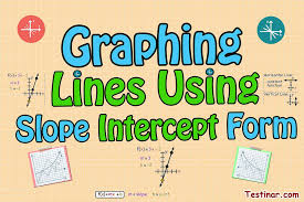 Graph Lines By Using Slope Intercept Form