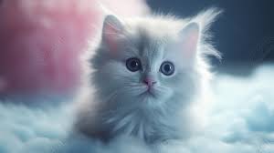 fluffy s 3d cute kitten