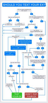 Flowchart Should You Message Your Ex Text You Be