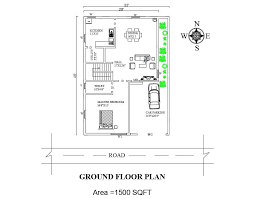 Floor House Plan Autocad File