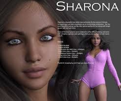 sharona for genesis 3 3d models for