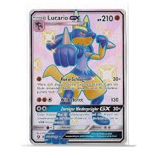 The pokémon's intensely focused, and that protects the pokémon from flinching. Sv64 Sv94 Lucario Gx Shiny Full Art Wrd Trading Cards