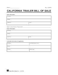 free california trailer bill of