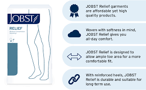 Jobst relief knee high closed toe compression stockings,, unisex, extra firm legware for tired and… customer review: Amazon Com Jobst Relief Knee High Closed Toe Compression Stockings Unisex Extra Firm Legware For Tired And Heavy Legs Compression Class 20 30 Medium Health Personal Care