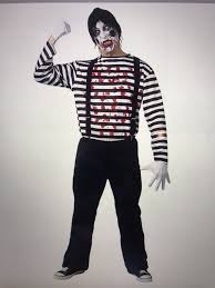 maniacal mime scary mime costume