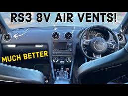 audi rs3 8v air vents to your 8p s3