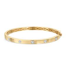 clic flush diamond bangle ldd444 y