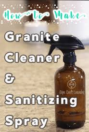 diy granite cleaner and diy sanitizing