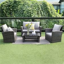 Luxury Rattan Garden Furniture Sofa Set