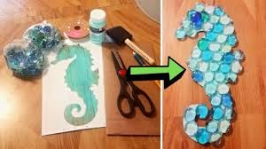 Easy Diy Glass Bead Seahorse Bathroom