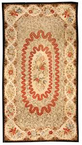 antique botanic needlepoint carpet
