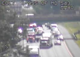 I 95 Crash Clears Near Route 543 Bel Air Md Patch