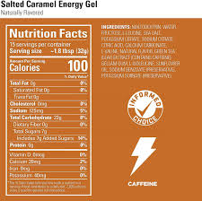 sports nutrition energy gel