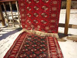 turkoman bokhara afghan rug vermont