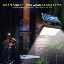 150 led solar light motion sensor