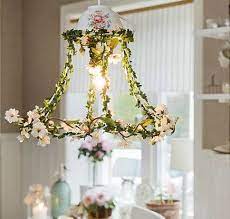 Frame Diy Lamp Shade Flower Chandelier