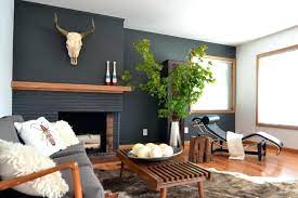 painted brick fireplace color ideas