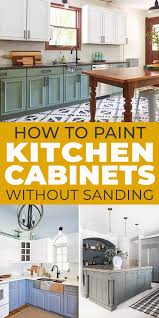 How To Paint Kitchen Cabinets Without