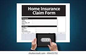 Home Insurance Claim Form Document Refund Home Insurance Stock Photo  gambar png