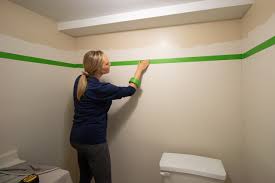 how to paint two tone walls diy