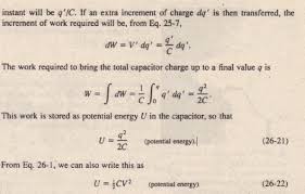 Energy D In An Electric Field