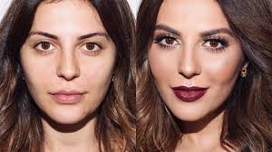 fall makeup tutorial with bold lip i