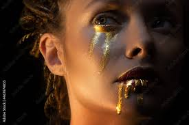 golden tears and blood fantasy art