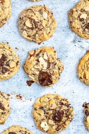 roasted almond chocolate chip cookies