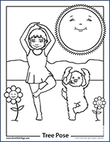 Yoga coloring pages to print free coloring books. Yoga Coloring Pages For Kids