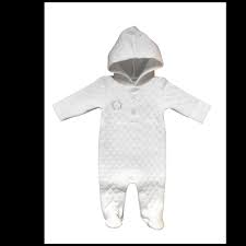 100 Cotton Waffle Pramsuit For