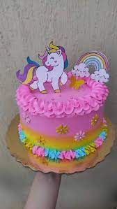 Unicorn Style Cake gambar png