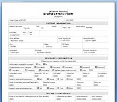 Registration Form Word Template Download Free Printable Registration