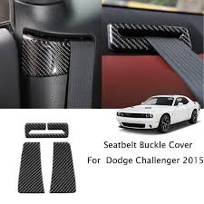 Abs Carbon Fiber Car Seat Belt Buckle