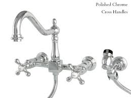 Wall Mount Kitchen Faucet With Spray