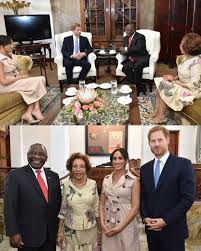 They have four children together. President Cyril Ramaphosa And First Lady Dr Tshepo Motsepe Receive A Courtesy Call From Their Royal Highnes Prince Harry And Meghan Duke And Duchess First Lady